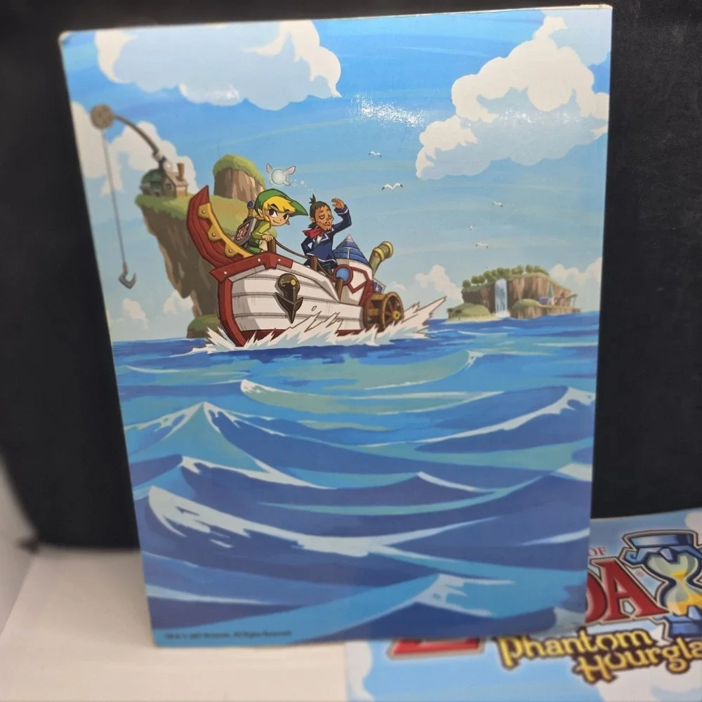 Legend of Zelda Phantom Hourglass Strategy Guide And Map Poster Premiere Edition